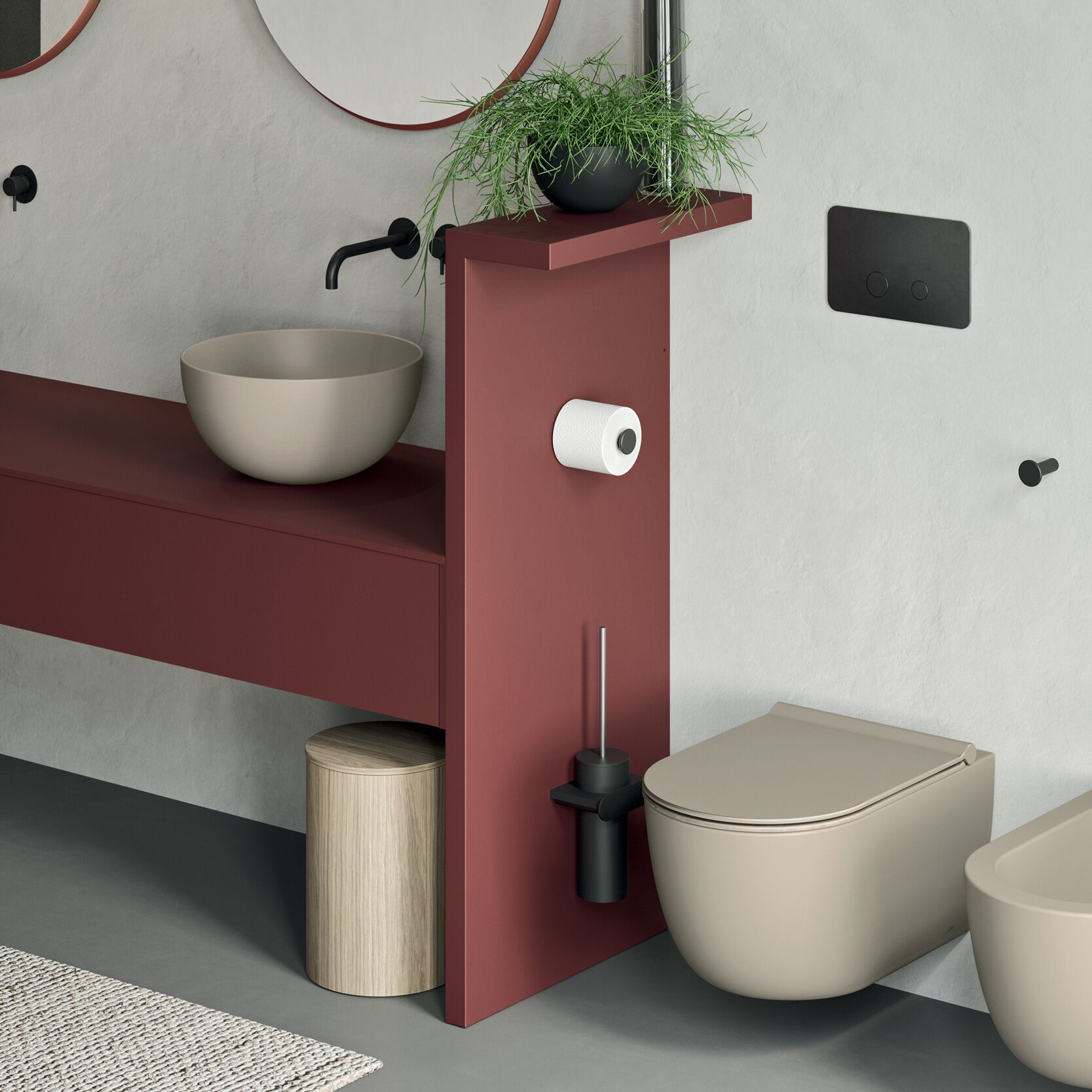 Держатель рулона Corian® In Stock Rexa Design ARCH-00023386 - Вид №1