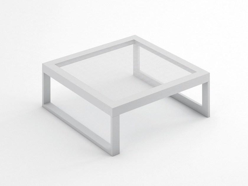 GANDIABLASCO Стол с квадратными салазками из термолакированного алюминия Blau sun-id-1396954 - Вид №2