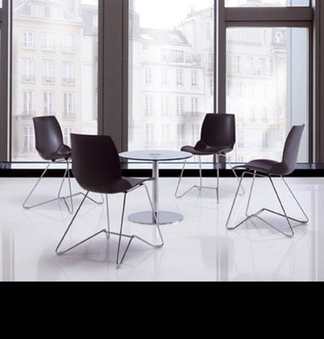 Круглый стальной журнальный столик Caimi Brevetti JOLLY ARCH-00003800 - Вид №2