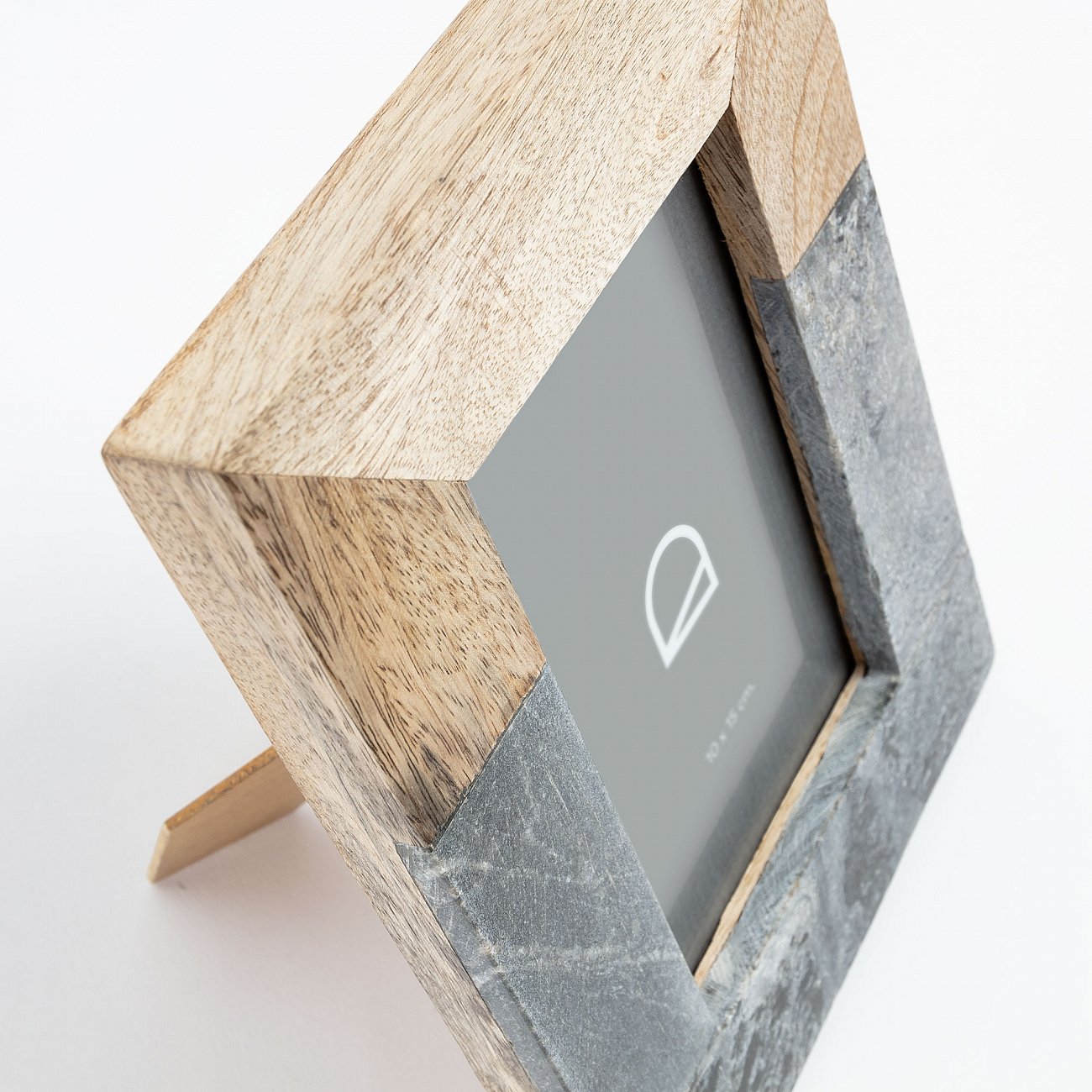 Фоторамка деревянная 10х15 см серый мрамор Estel La Forma LA FORMA  343315 Бежевый;серый  - Вид №1