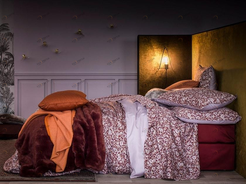 Alexandre Turpault Кровать из хлопка с рисунком и цветочными мотивами Lutece sun-id-1382425