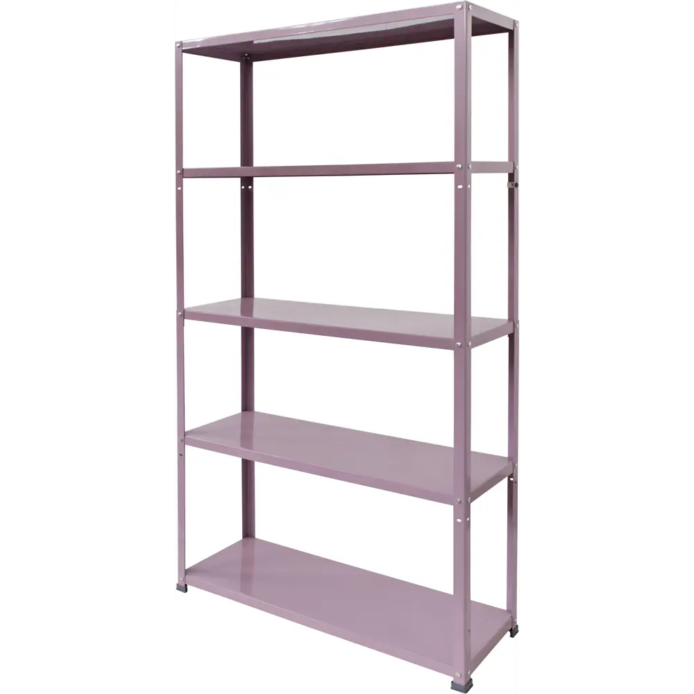 Стеллаж AR Shelving 4 секции 90x30x175 см сталь цвет лиловый 83671381 STLM-2027746 