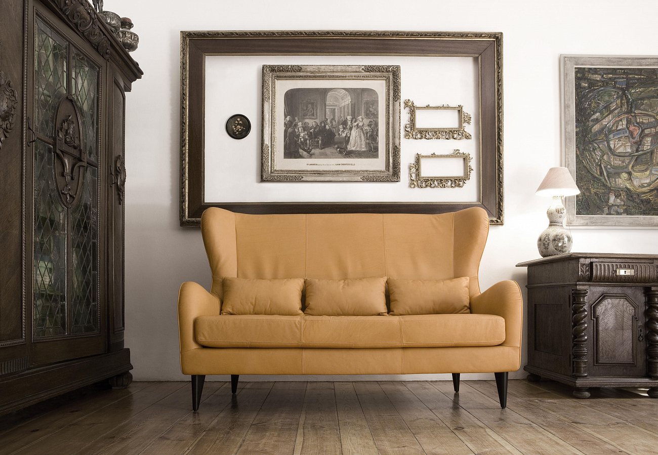 Диван Greta прямой оранжевый SITS ДИЗАЙНЕРСКИЕ, GRETA 192015 Оранжевый  - Вид №5