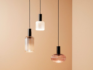 Стеклянный светодиодный подвесной светильник