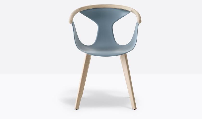 Pedrali Стул из полипропилена штабелируемый с подлокотниками Fox 3725 - Вид №5