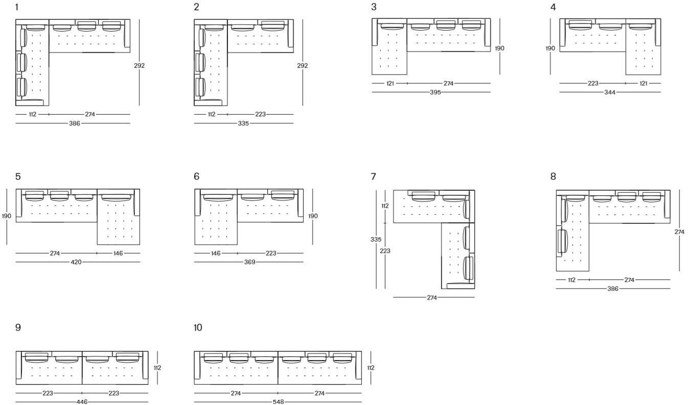 Zanotta Диван из ткани или кожи sun-id-1416104 - Вид №5
