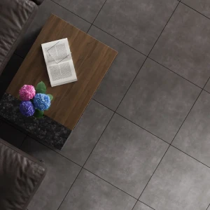 Глазурованный керамогранит Ceramente Stellare Cement Pro 60x60x0.95 см 1.44 м² матовый цвет темно-серый 84177003 STLM-2193665