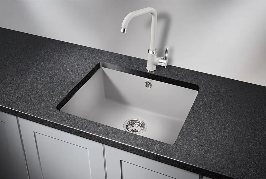 5551, СЛАНЕЦ, кухонная мойка, кварц GRANULA 5551-ST26