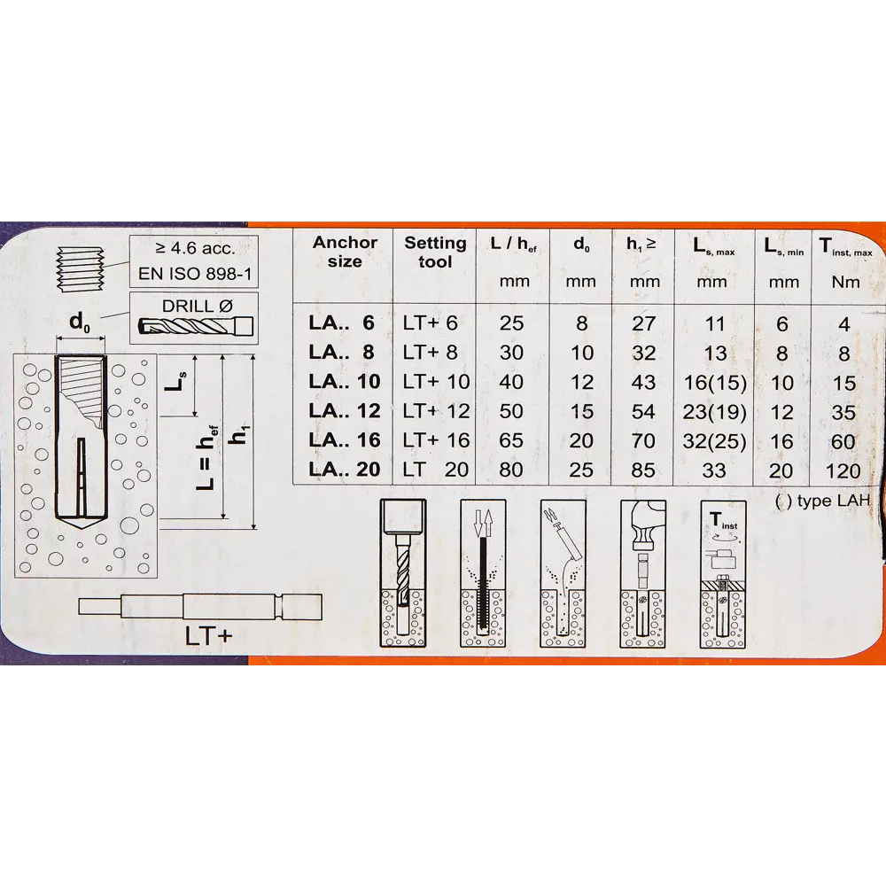 Забивной анкер Sormat LA 8 мм, 100 шт STLM-2056815 - Вид №4