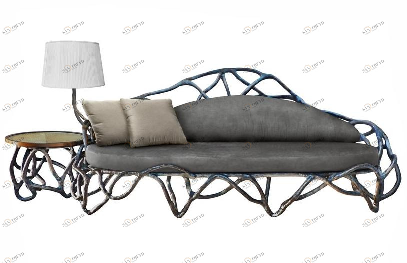 KARPA Диван со встроенным столом и лампой Elipse K1060