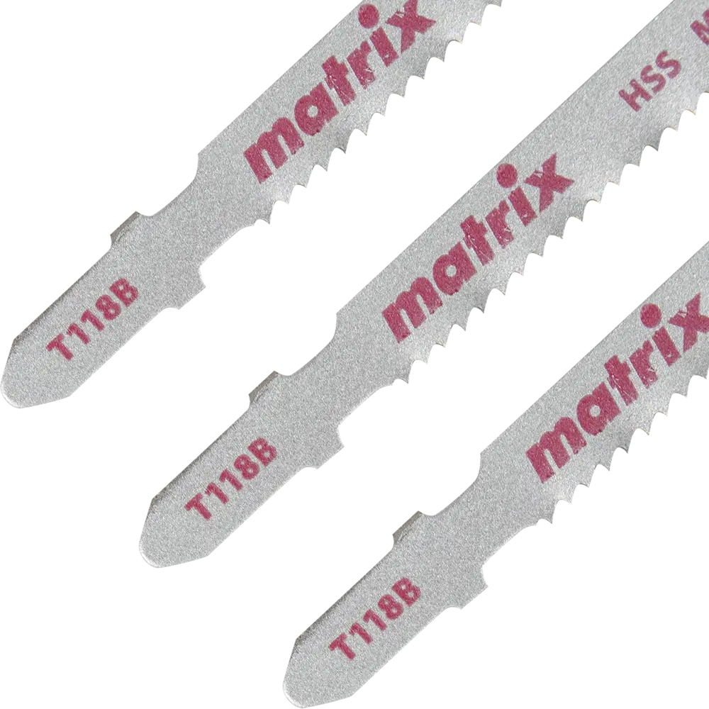 Пилка для лобзика по металлу Matrix T118B, 3 шт. 84865373 STLM-2137089  - Вид №2