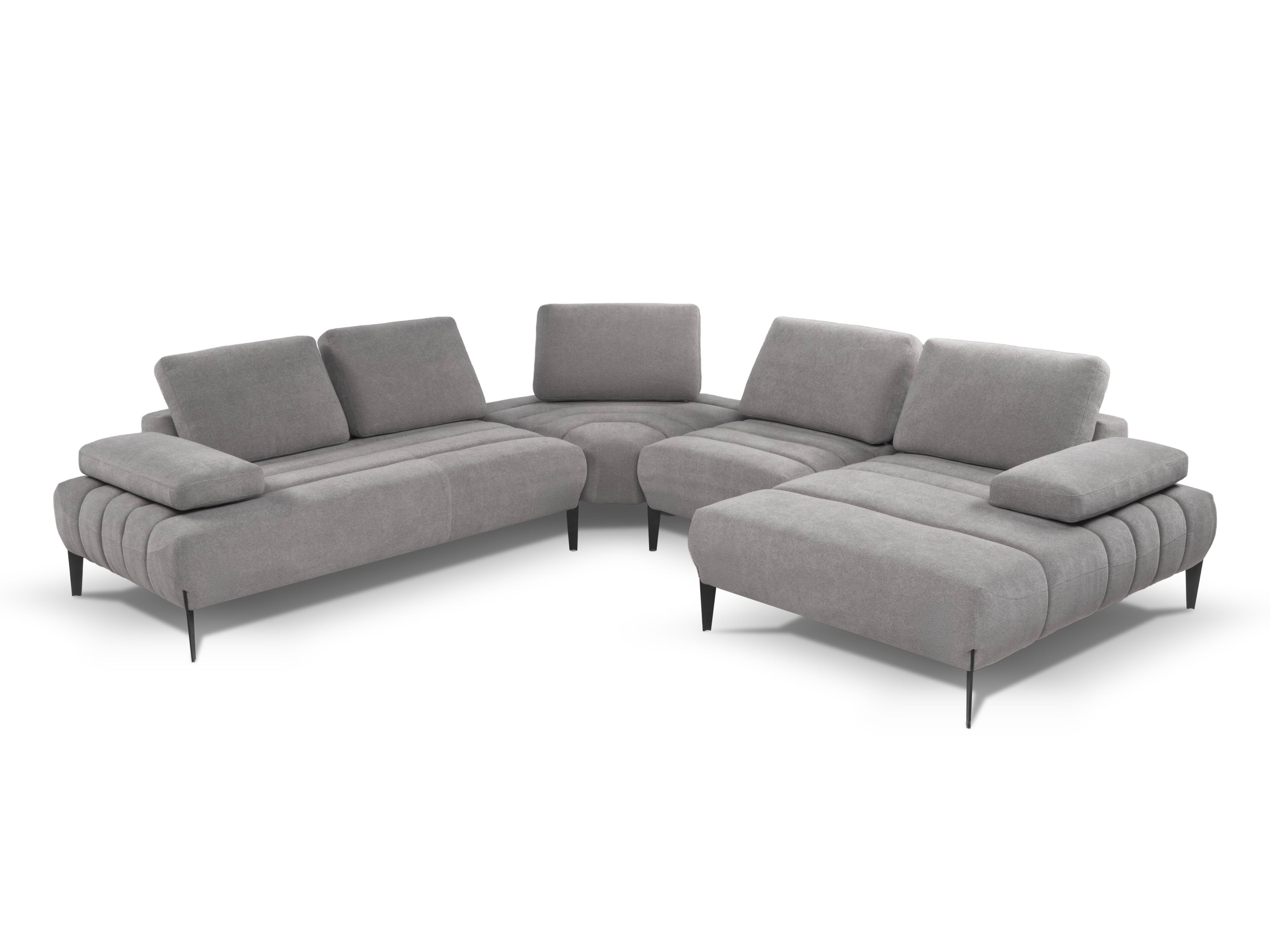 Модульный тканевый угловой диван с подголовником Calia Italia премиум ARCH-00114556