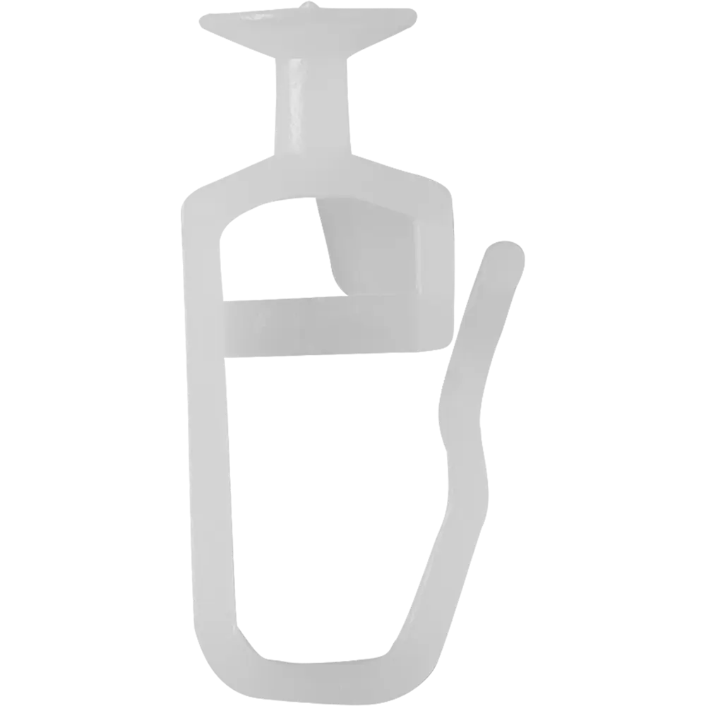 DOMLEGRAND Крючки для штор белые 10 шт — надежное крепление для карнизов 15345298 STLM-1570958