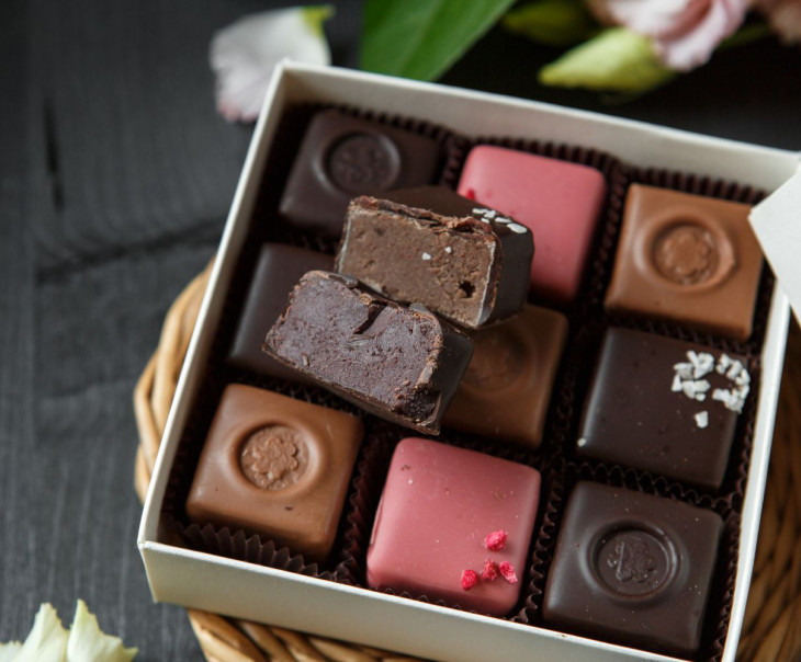 9539 Набор шоколадных конфет "Les Fleurs" 9 шт. Вкусляндия  - Вид №1