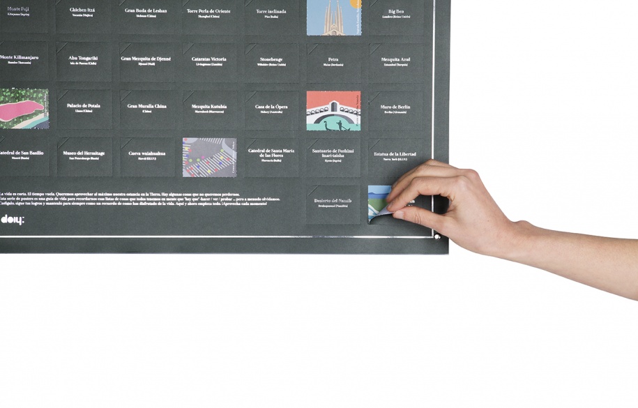 DYPOSTPLE Постер «100 мест, которые нужно посетить прежде чем умереть» Doiy  - Вид №3