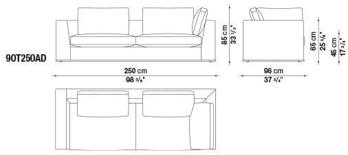 Maxalto Диван из ткани Otium sun-id-1372446 - Вид №13