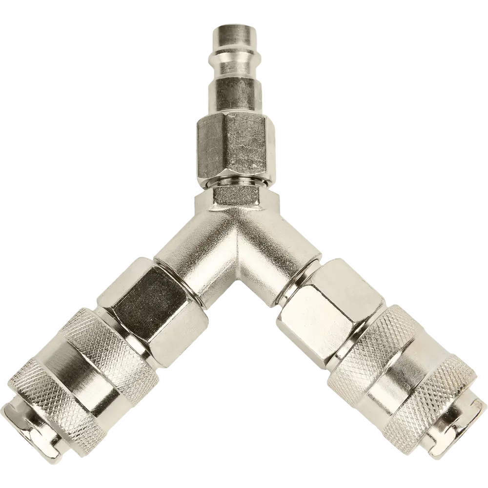 Разветвитель пневматический Pegas Pneumatic Y-образный со штуцером STLM-2204736 - Вид №2