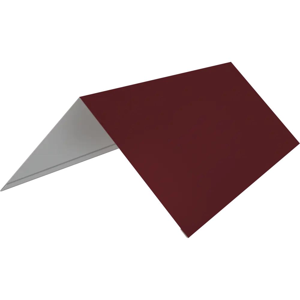 Santreyd Конёк плоский для кровли 2 м красный RAL 3005 84427751 STLM-1394979