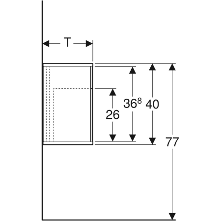 840139000 Шкафчик Geberit iCon с многофункциональным ящиком Geberit  - Вид №4