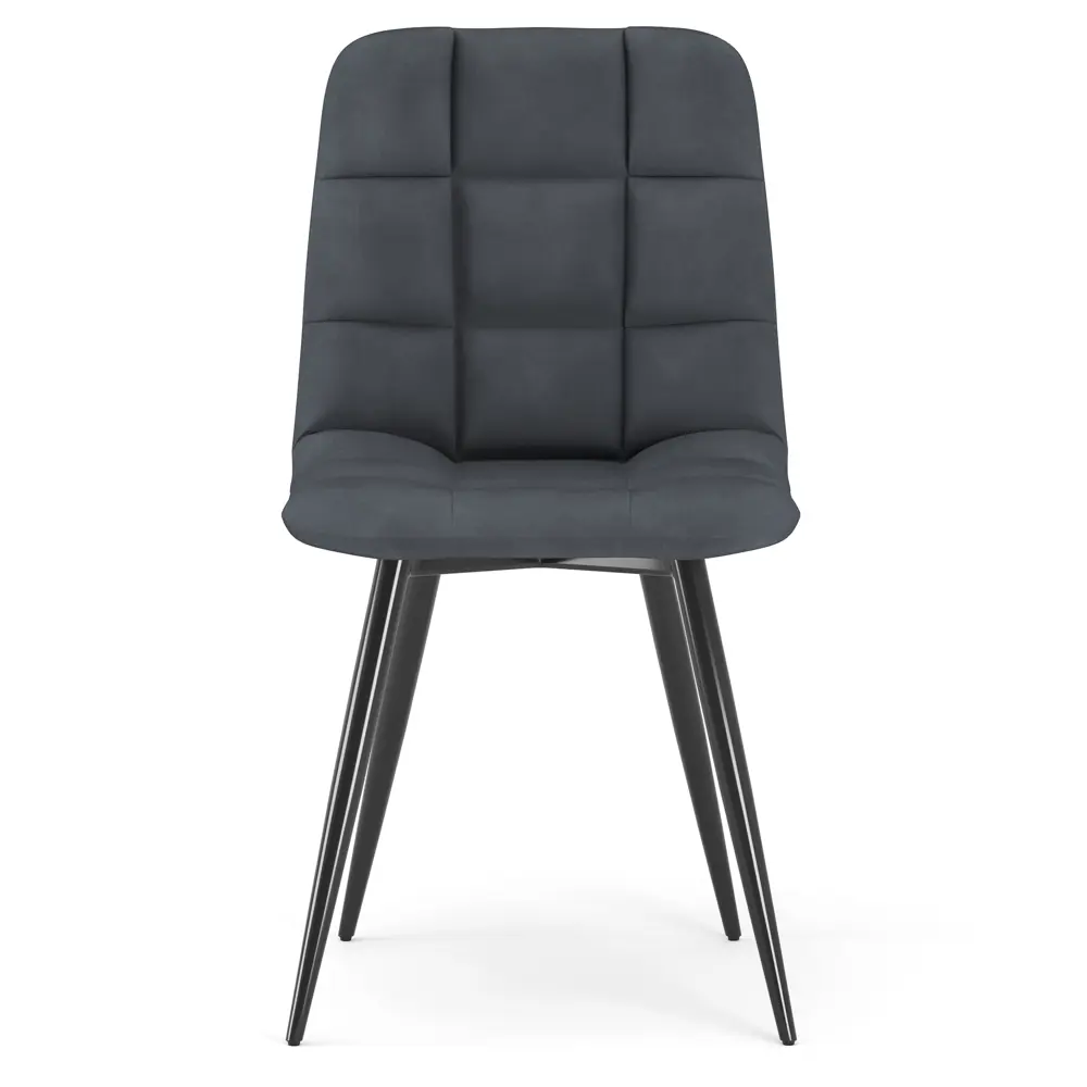Стул Candi 1 44x80x53 см ножки металл/черный сиденье текстиль цвет серый 88449090 STLM-2006832 Santreyd  - Вид №1