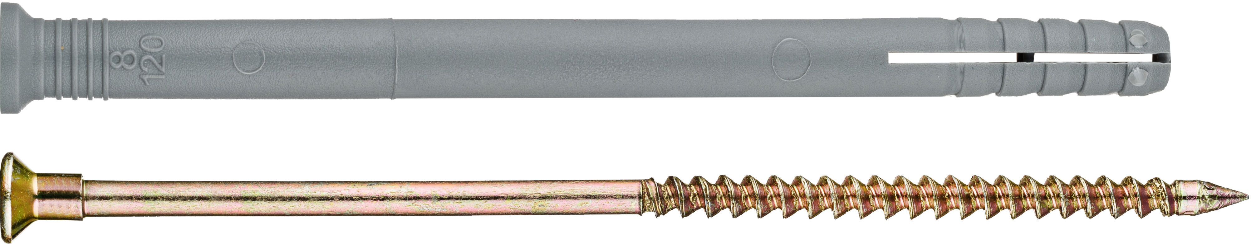 Дюбель-гвоздь TECH-KREP 8×120 мм для прочного монтажа в бетон и кирпич 84038811
