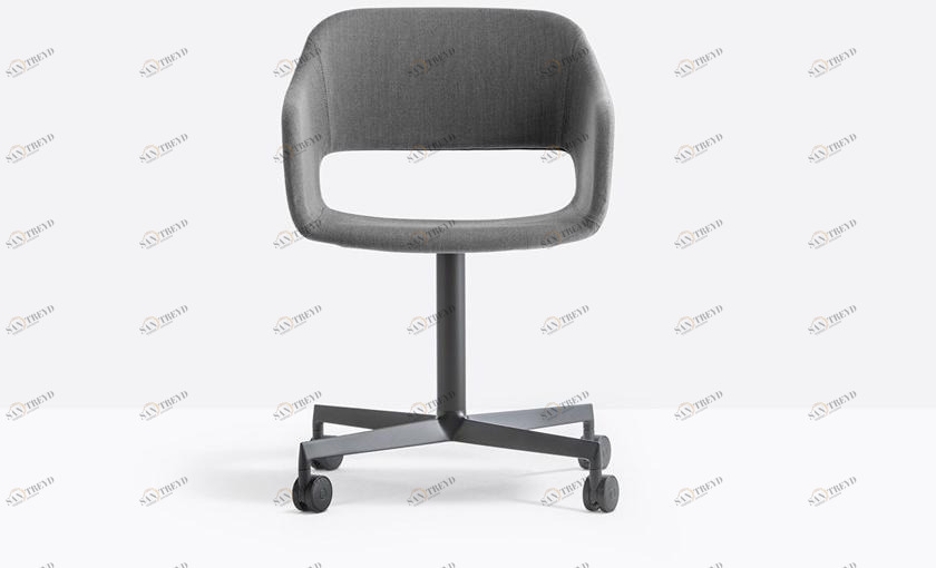 Pedrali 4-спицевый тканевый стул на колесиках Babila sun-id-1451992