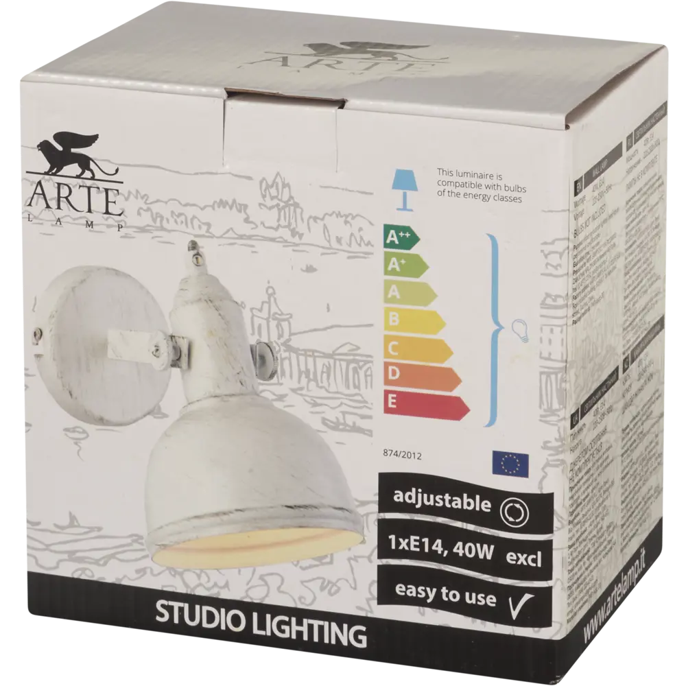 Спот Martin 1xE14x40 Вт, металл, цвет коричневый 15103328 STLM-2067414 Arte Lamp  - Вид №5