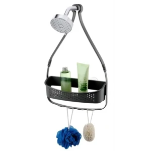 Полка для ванной прямоугольная Raindrops W5682-1BL одноярусная 32 см цвет черный