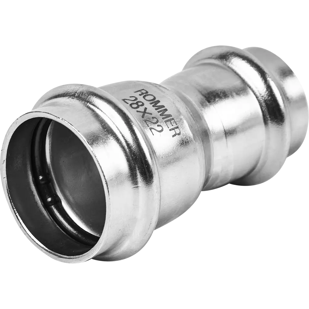 Муфта переходная Rommer 28x22 мм ВПр нержавеющая сталь 88011302 STLM-2206414  - Вид №1