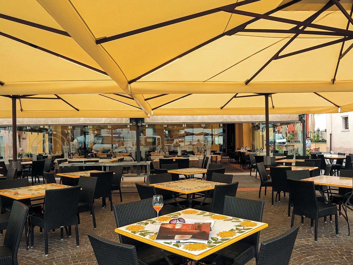 Зонт с телескопическим центральным полюсом Ombrellificio Poggesi MAGNUM ARCH-00058265 - Вид №2