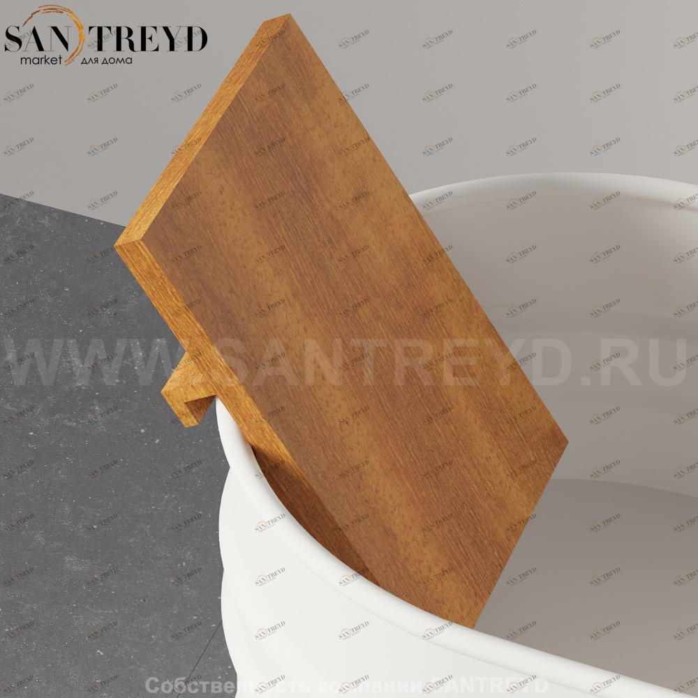 Спинка для ванны VIEQUES ироко Agape AVAS0970I