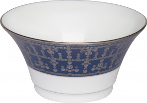 10639592 Haviland Чаша Haviland "Тиара, прусская бирюза" 250мл (платиновый декор) Фарфор