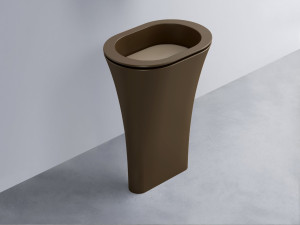 AMLA65-CA+AMPILO-AN+AMCOLO-CA Раковина Amedeo Ovale отдельностоящая cielo Enjoy + Amedeo