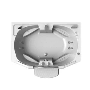 Гидромассаж "Специальный Chrome" на ванну Конкорд (двигатель 1500 Вт, система "Turbo-pool", миниджет Релакс - 6 шт., джет Релакс - 8 шт., джет Линц - 6 шт.)