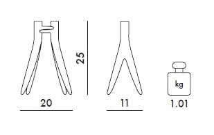 Алюминиевый подсвечник Kartell ABBRACCIAIO ARCH-00031181 - Вид №21