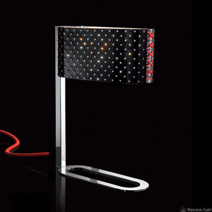 Italamp 2315/L SW Strass crystal glase/C лампа настольная