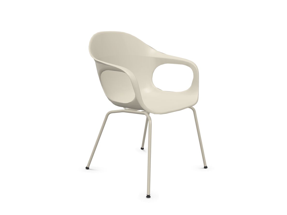 Рециркулированный пластиковый стул с подлокотниками In Stock Kristalia ARCH-00116123