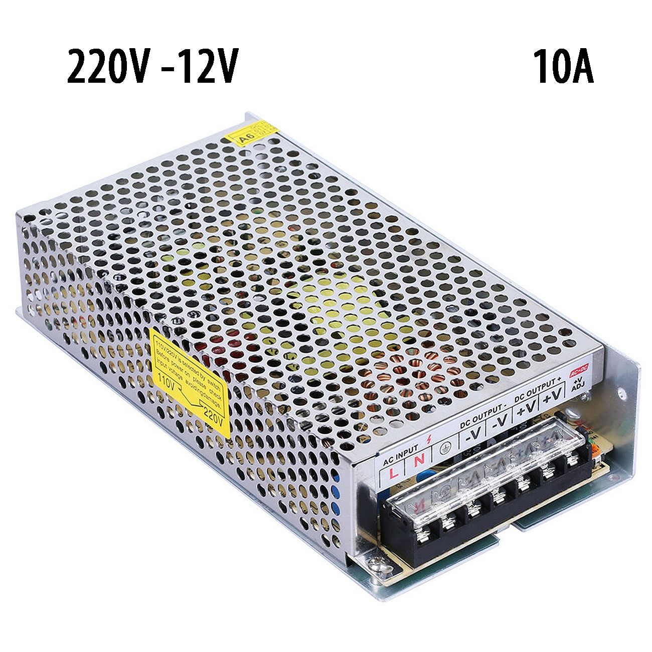 2153 Блок питания 220V AC / 12V DC 10А LAB.Space 