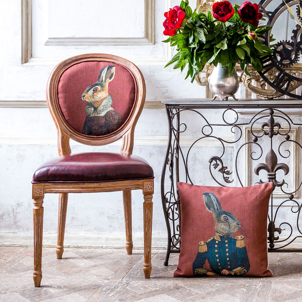 2719013 Декоративная подушка «Мистер Заяц», версия Шоколад Object Desire  - Вид №3