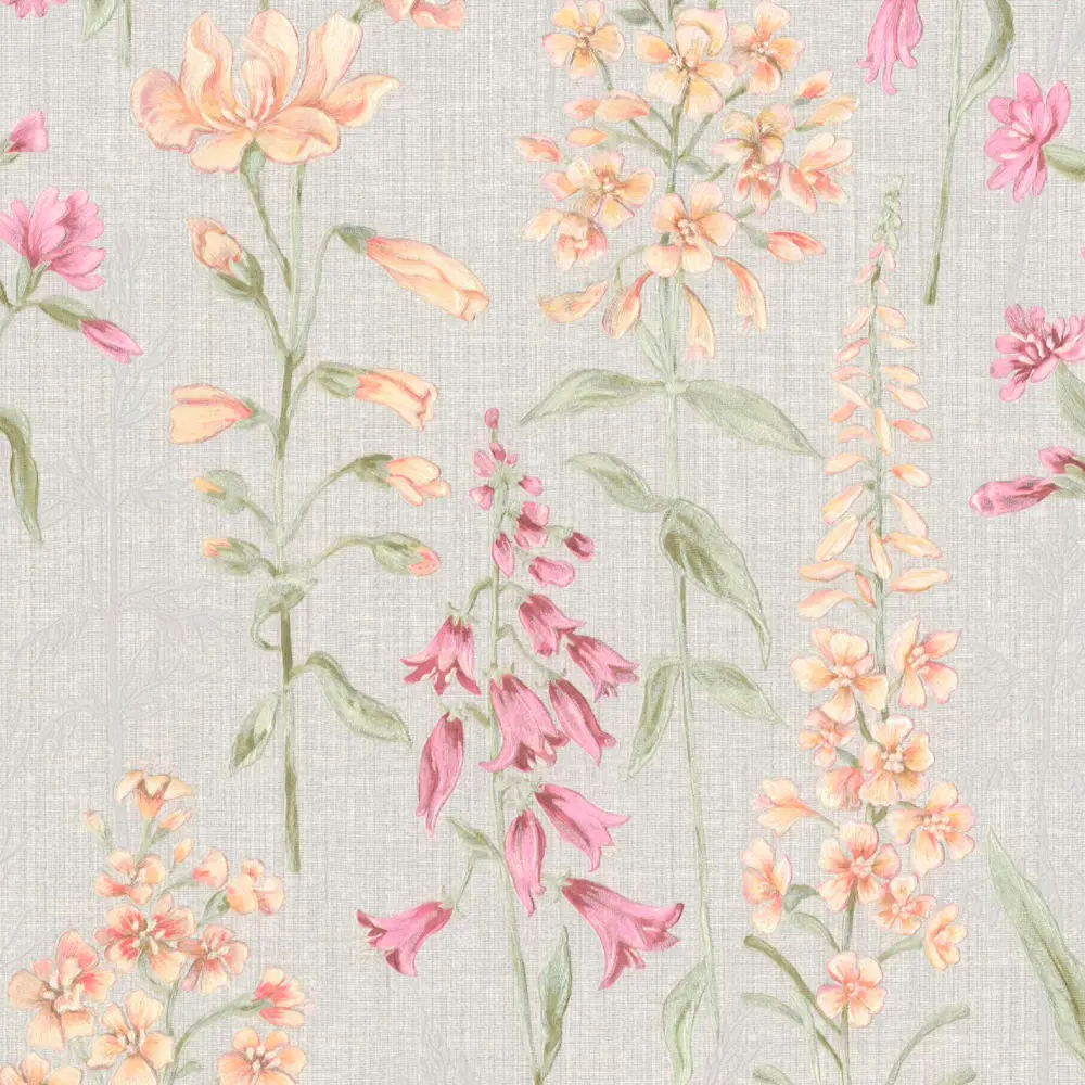 Обои флизелиновые VOG Collection Летний день оранжевые/розовые 1.06 м 71555-66 STLM-2087353 - Вид №1