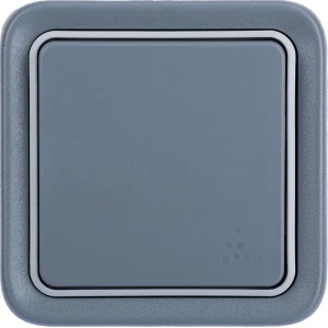 Переключатель накладной Legrand Plexo 1 клавиша цвет серый 14695184 STLM-2187036
