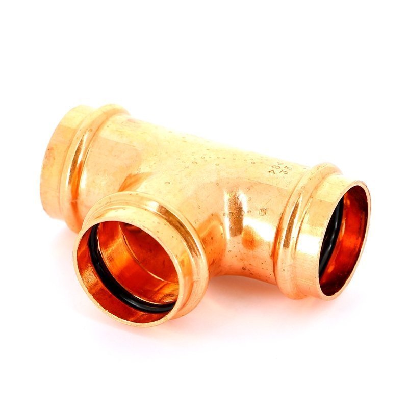 Тройник пресс 35 медный IBP P513003535035 - Вид №2