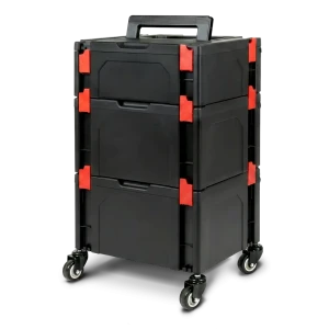 Ящик для инструментов Jettools Pro 395x295x670 мм, пластик 3 шт.