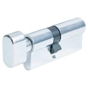Цилиндр EDS-CYL 30x40 мм ключ/вертушка цвет хром