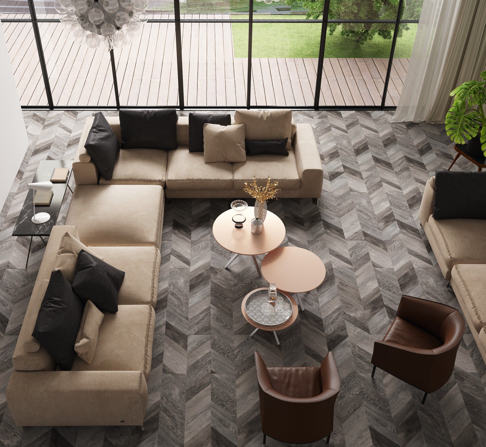 Пол LVT под дерево gerflor Роскошная виниловая плитка ARCH-00128813 - Вид №4