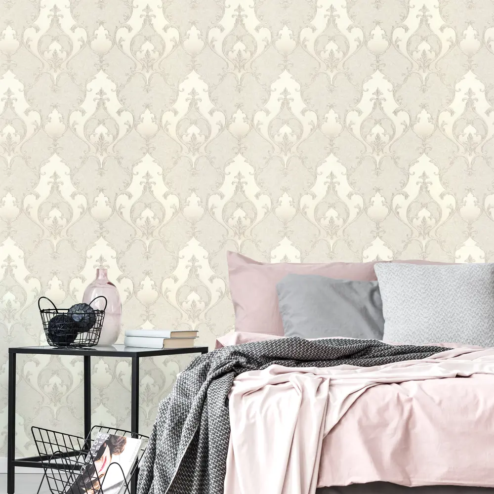 Обои флизелиновые Wall Decor Бухара бежевые 1.06 м 75142-12 84575617 STLM-2201276 - Вид №2