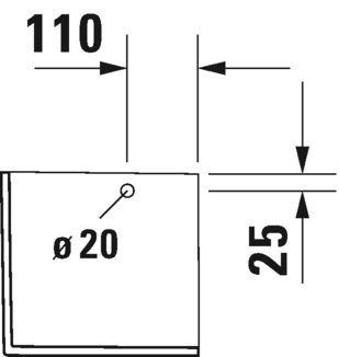 0858280000 Полупьедестал для раковины овальная Duravit Happy D.2 - Вид №4