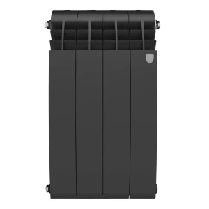 Royal Thermo BiLiner B 500 - биметаллический радиатор черный, 4 секции 89426226