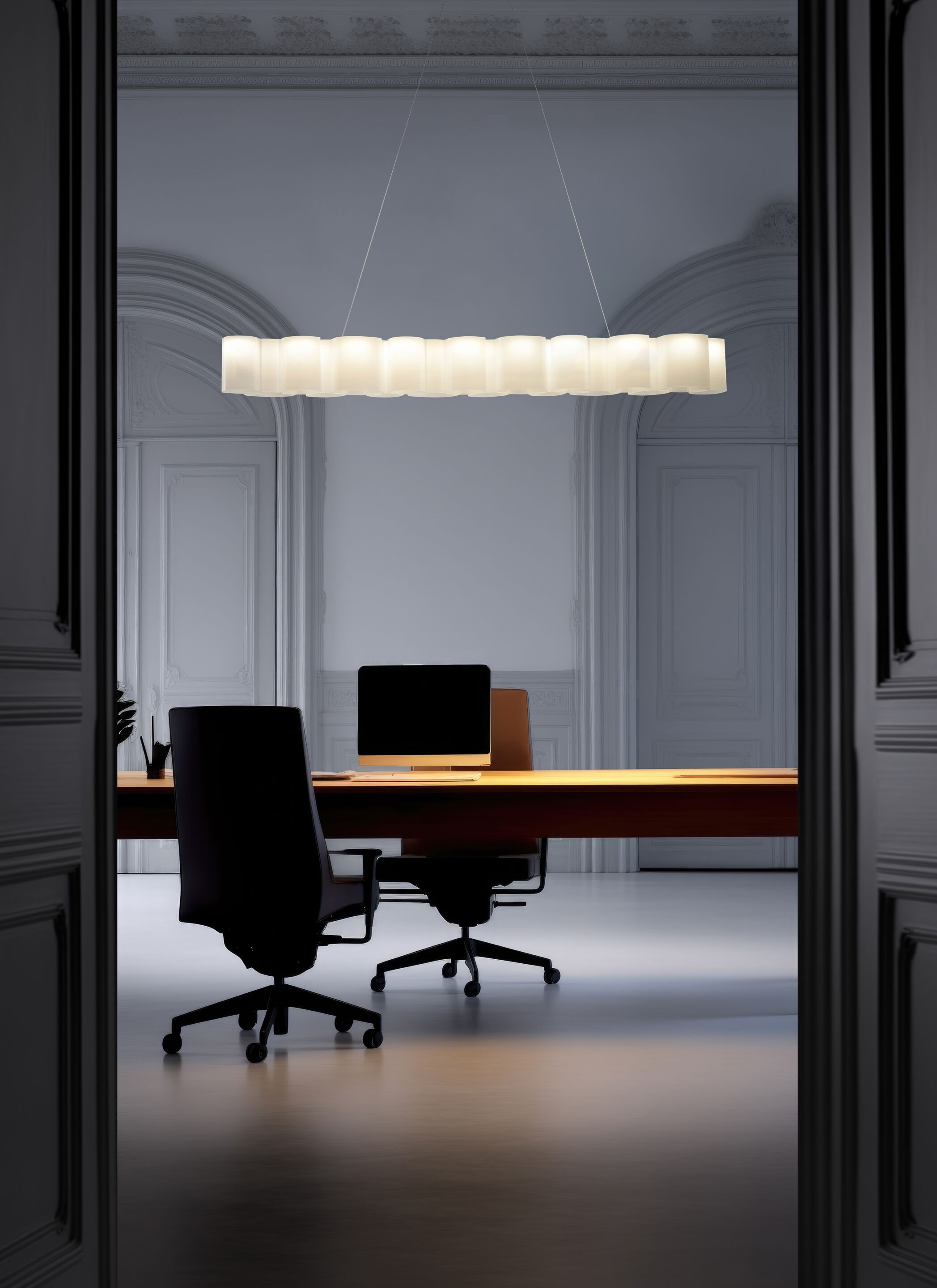 Поликарбонат светодиодный подвесной светильник Stilnovo ARCH-00042248 - Вид №1