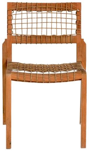 Unopiù Стул из тика с подлокотниками Synthesis Posy - Вид №1
